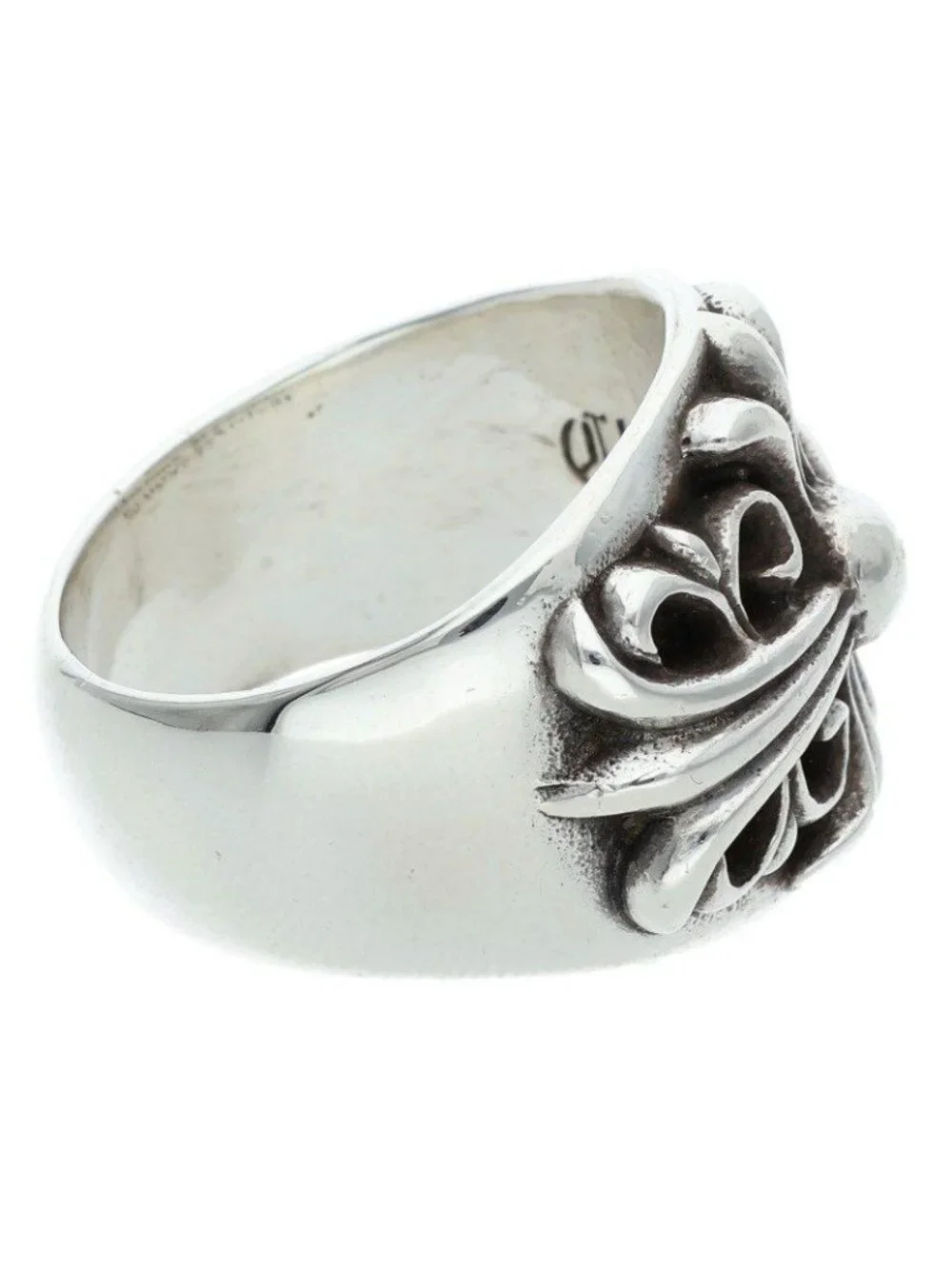 Chrome Hearts Keeper Silver Ring
